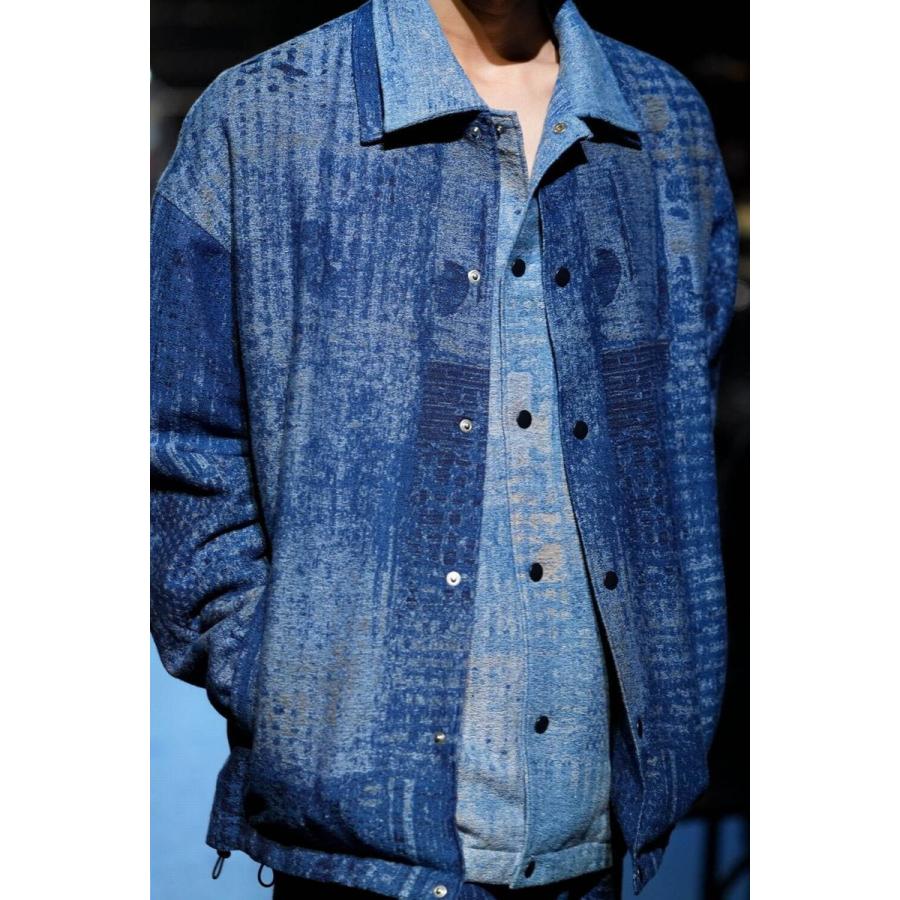 FDMTL ファンダメンタル BORO JAQUARD COACH RINSE コーチジャケット