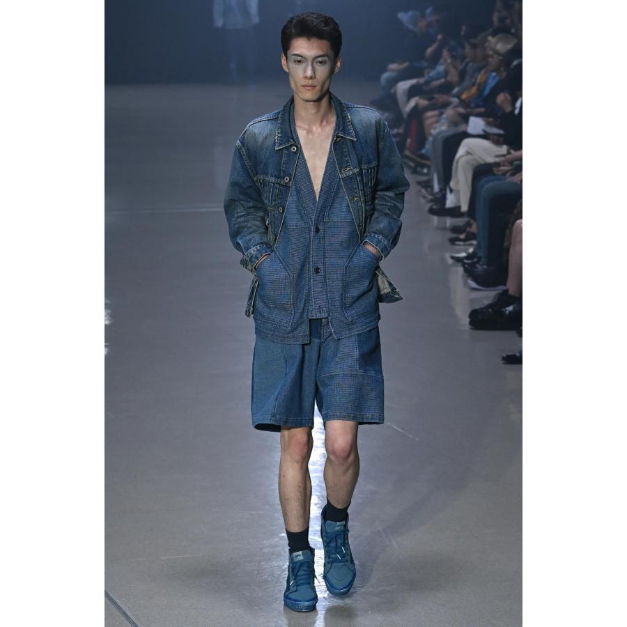 FDMTL（ファンダメンタル） 2026 DENIM PLEATS JACKET 3YR WASH デニム