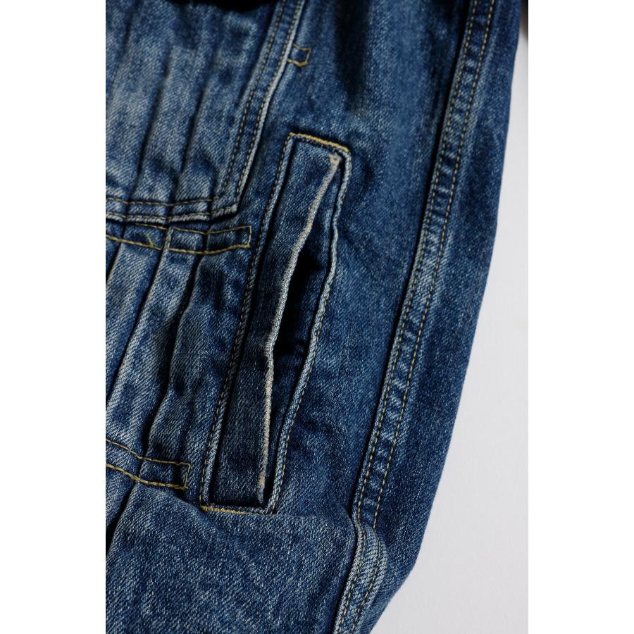 FDMTL（ファンダメンタル） 2026 DENIM PLEATS JACKET 3YR WASH デニム