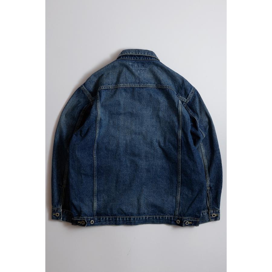 FDMTL（ファンダメンタル） 2026 DENIM PLEATS JACKET 3YR WASH デニム