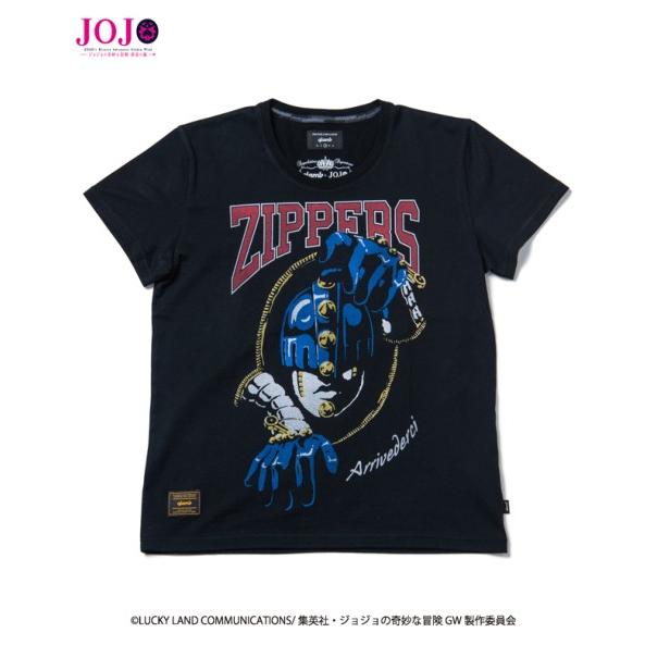 glamb ジョジョ コラボ スティッキィ・フィンガーズ ロンT XL ブラック ジョジョの奇妙な冒険 黄金の風【glamb】ロングTシャツ1