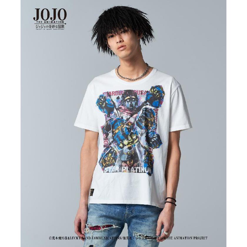 glamb・グラム　スタープラチナ T　Star Platinum T　JOJO ジョジョ 空条承太郎 Tシャツ｜fusion｜05