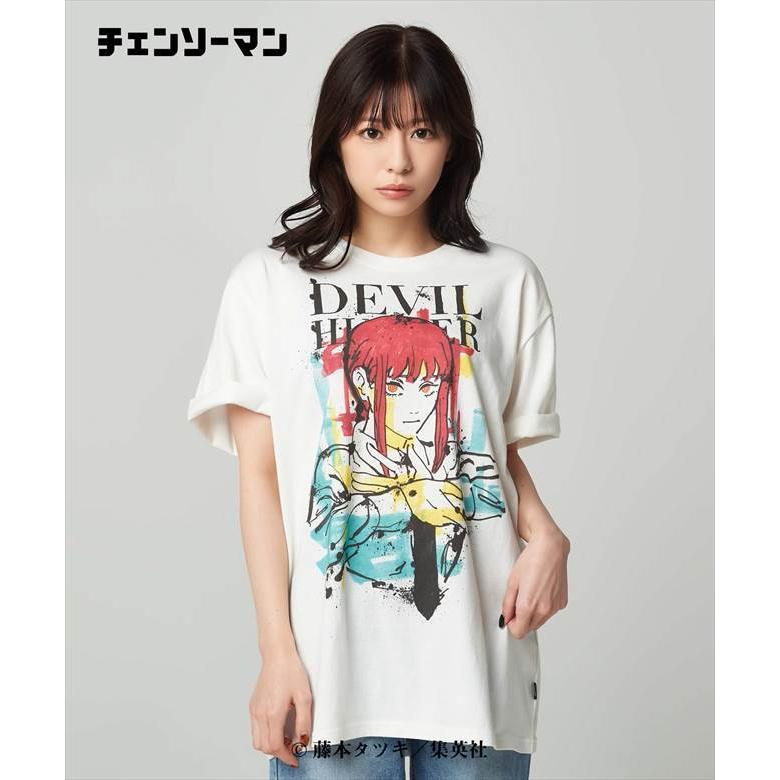 宅送] 【超限定コラボ】グラム×チェンソーマン☆マキマビッグプリントt