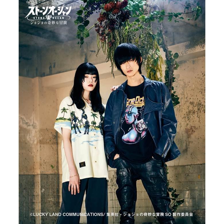 glambジョジョコラボ　 徐倫スタンド　ストーン・フリー　ロンT glamb (グラム)×ジョジョの奇妙な冒険 ストーンオーシャン 徐倫