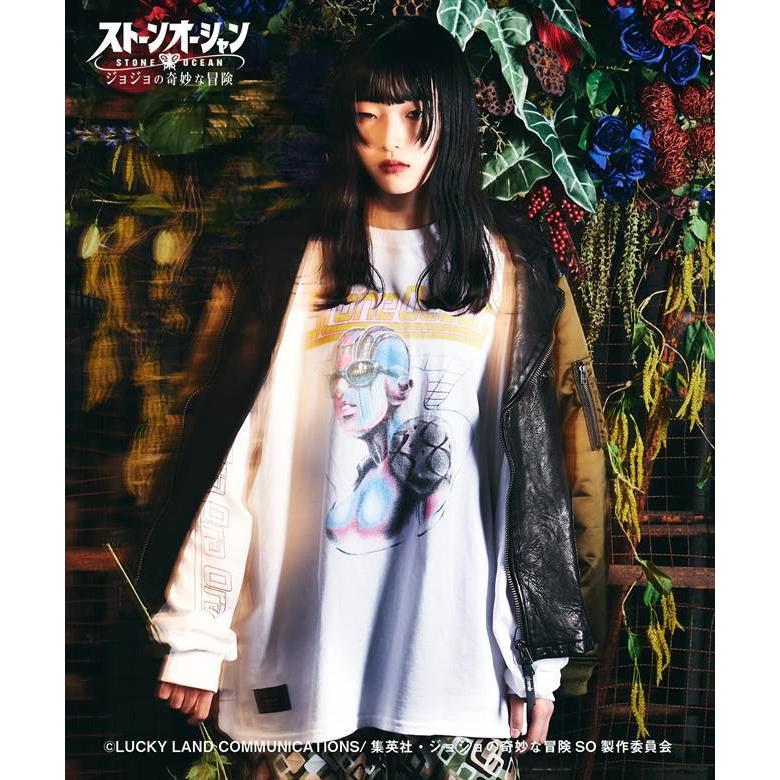glamb ストーンフリー長袖 Tシャツ Jolyne's Stand T JOJO