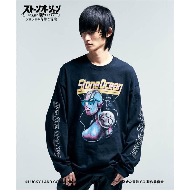 glamb（グラム） ストーンフリー長袖 Tシャツ Jolyne's Stand T JOJO
