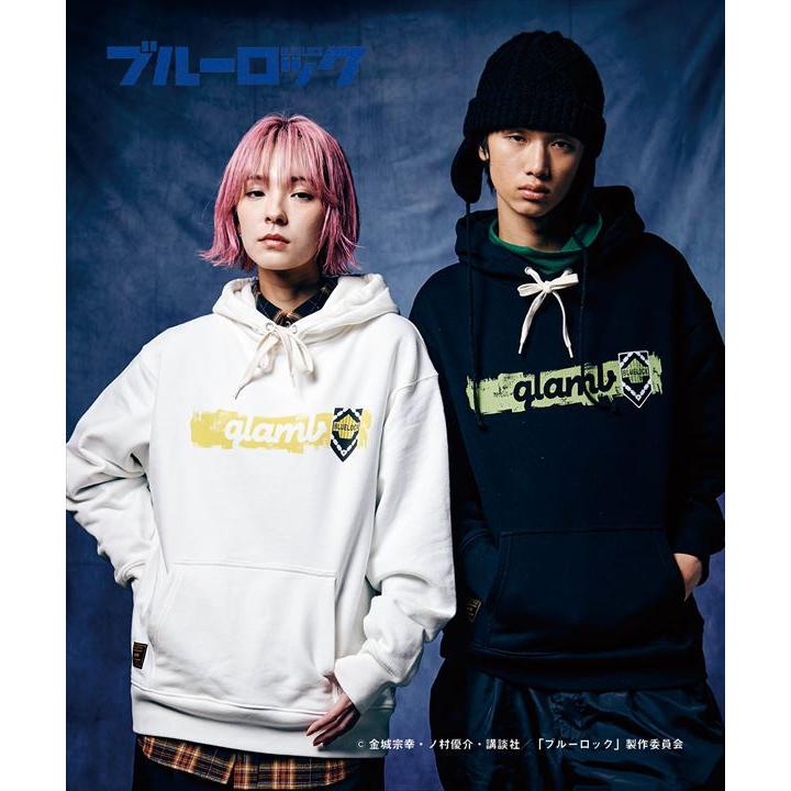 glamb ブルーロック×glamb グラム 蜂楽 廻 Bachira Meguru Hoodie 