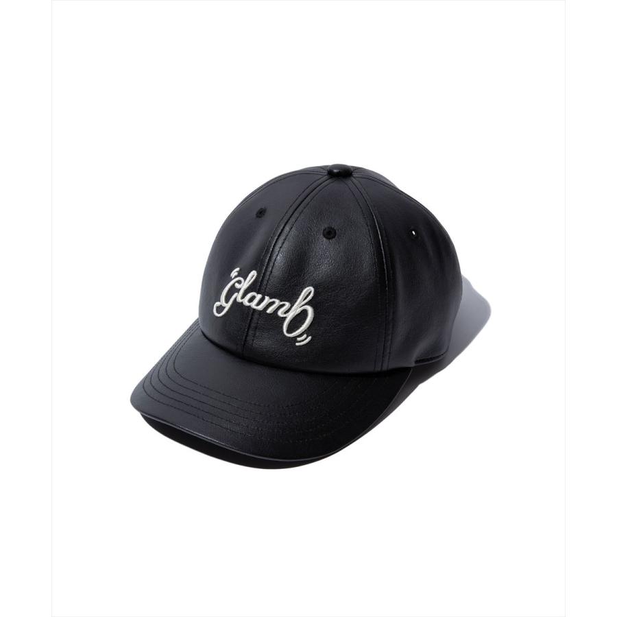 glamb グラム　Spin Logo Leather Cap スピンロゴレザーキャップ｜fusion｜02