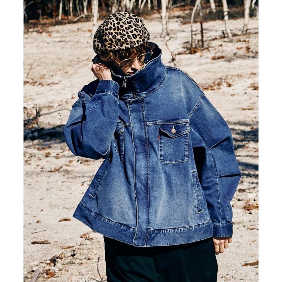 glamb Hi Neck Denim Jacket ハイネックデニムジャケット glamb Hi Neck Denim Jacket ハイネックデニムジャケット