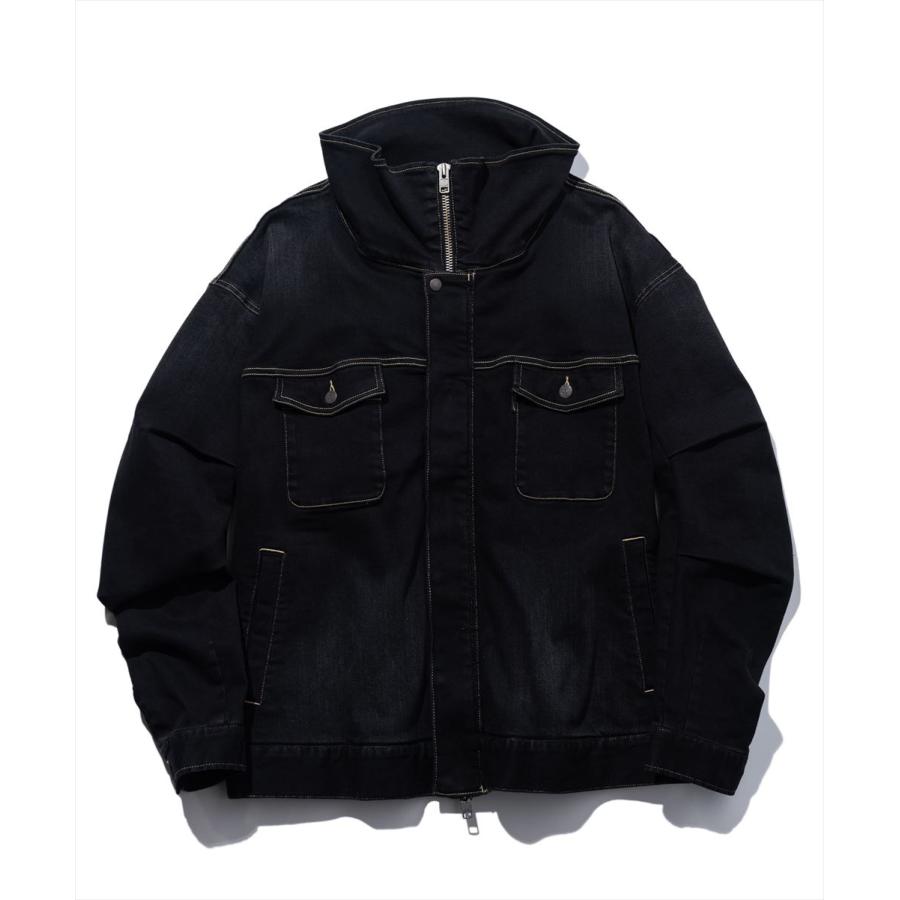 glamb Hi Neck Denim Jacket ハイネックデニムジャケット glamb Hi Neck Denim Jacket ハイネックデニムジャケット