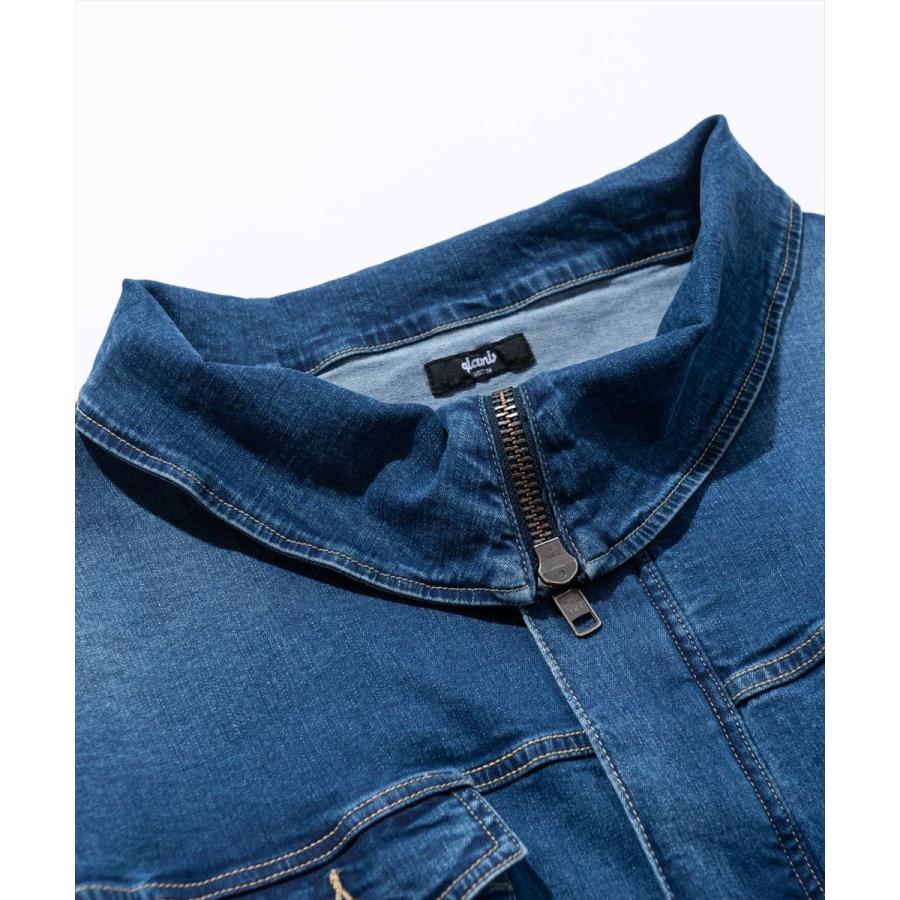 glamb Hi Neck Denim Jacket ハイネックデニムジャケット