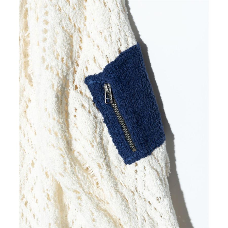 glamb（グラム） Openwork Knit MA-1 / オープンワークニットMA-1