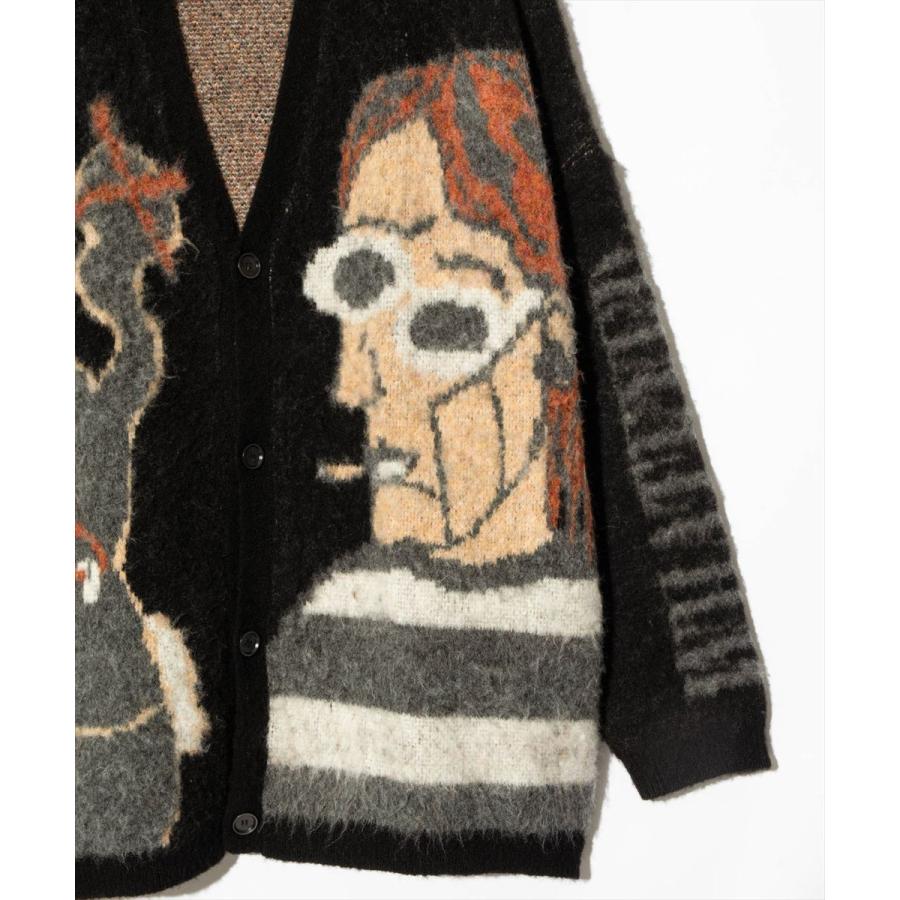 glamb（グラム） Weeping Man Cardigan / ウィーピングマン