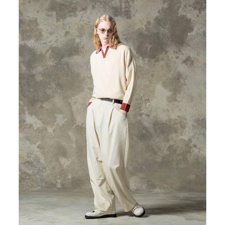 glamb（グラム） Line Skipper Collar Knit / ラインスキッパーカラー 