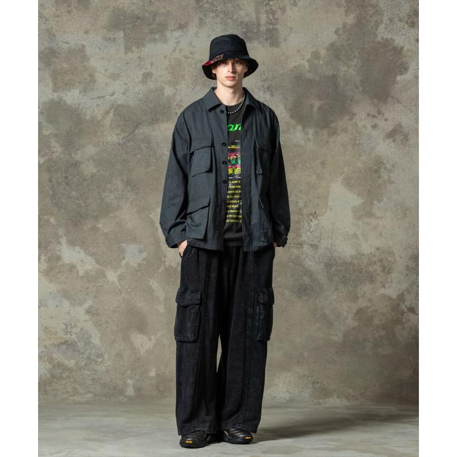 glamb（グラム） Distorted Baggy Sweat Pants / ディストーテッド 