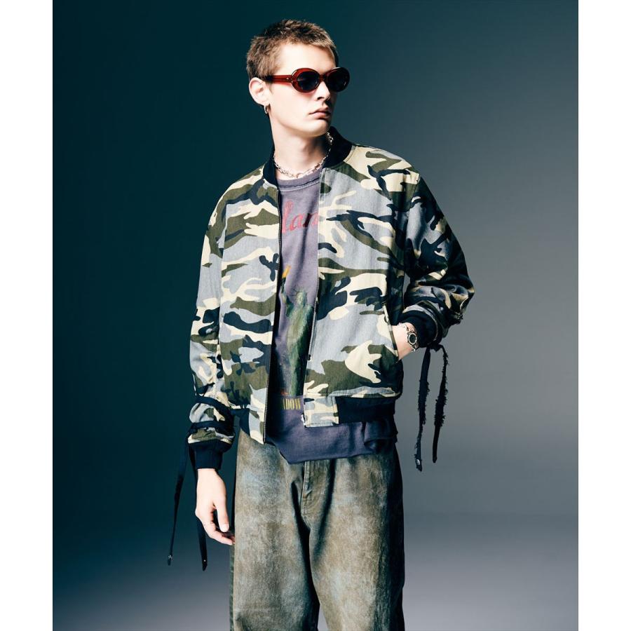 glamb（グラム） Blow Reversible Bomber Jacket / ブロウリバーシブル 