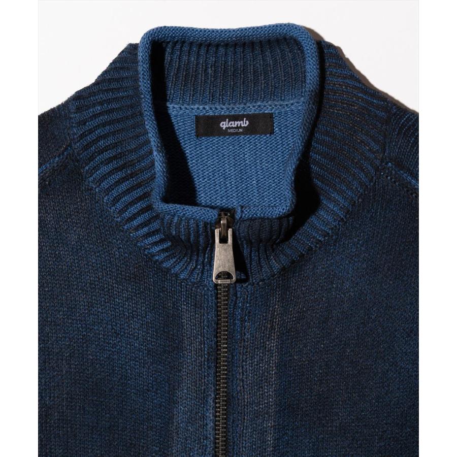 2026 春 先行予約 2月下旬〜3月上旬入荷予定 予定 glamb グラム Paraffin Coated Knit Blouson ブルゾン 送料無料 キャンセル不可 atftps glamb（グラム） Paraffin Coated Knit Blouson / パラフィンコート