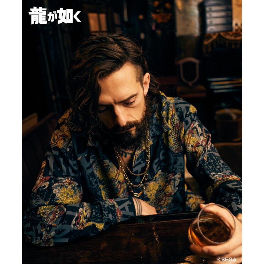 hyde着系ifディアレザークラッシュジレLGBダメージタンクボレロシャツラルク glamb（グラム） 龍が如く 極3 / 龍が如く3外伝 Dark Ties Yoshitaka