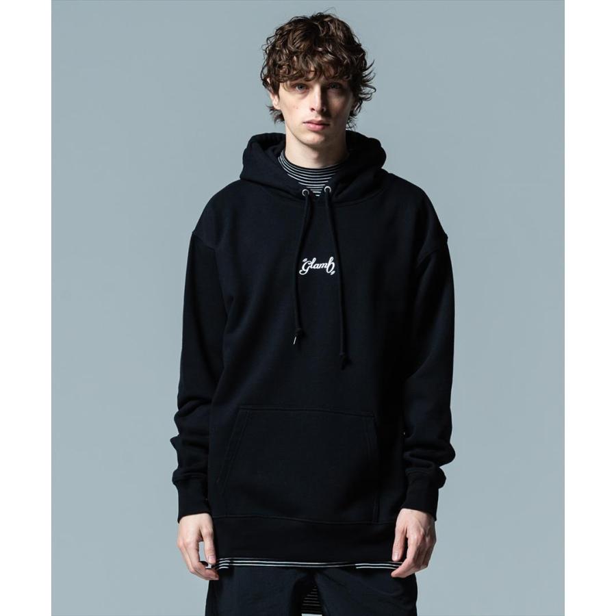 glamb グラム Splash Logo Hoodie スプラッシュロゴフーディ