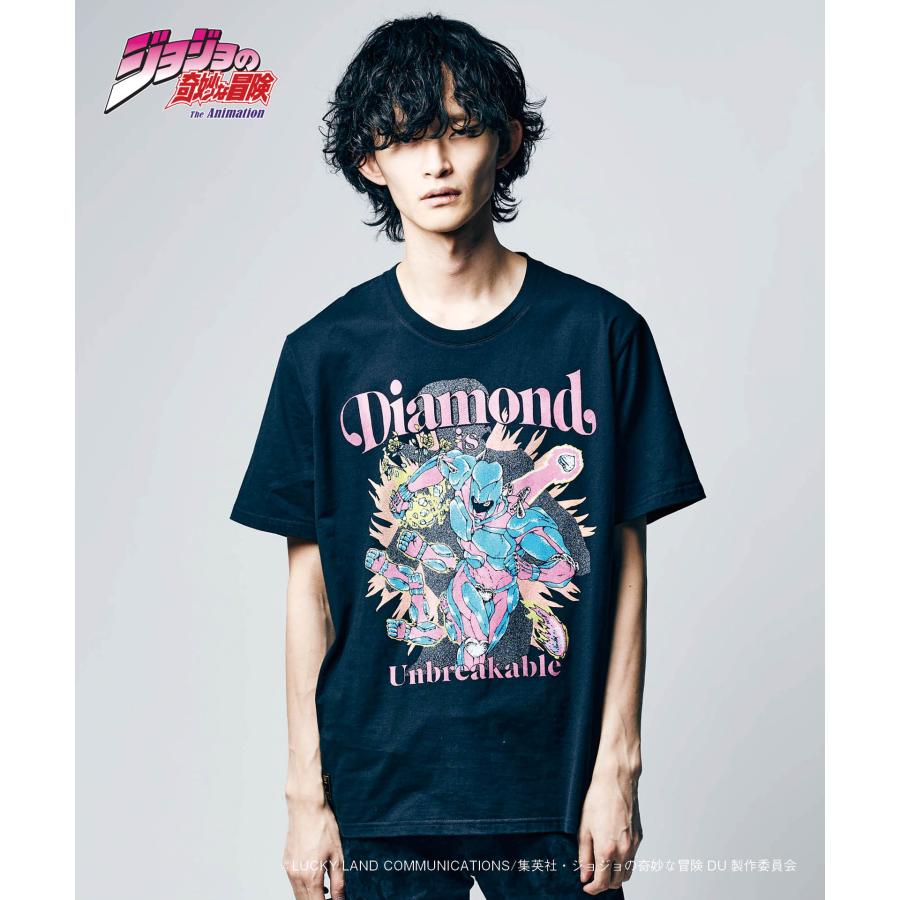 JOJO x glamb　クレイジー・ダイヤモンド Tシャツ　Crazy Diamond T II　ジョジョ　東方仗助｜fusion｜03