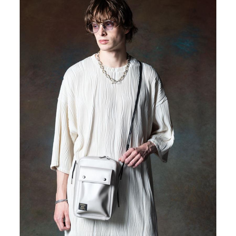 glamb グラム Synth Leather Sacoche Bag シンセレザー