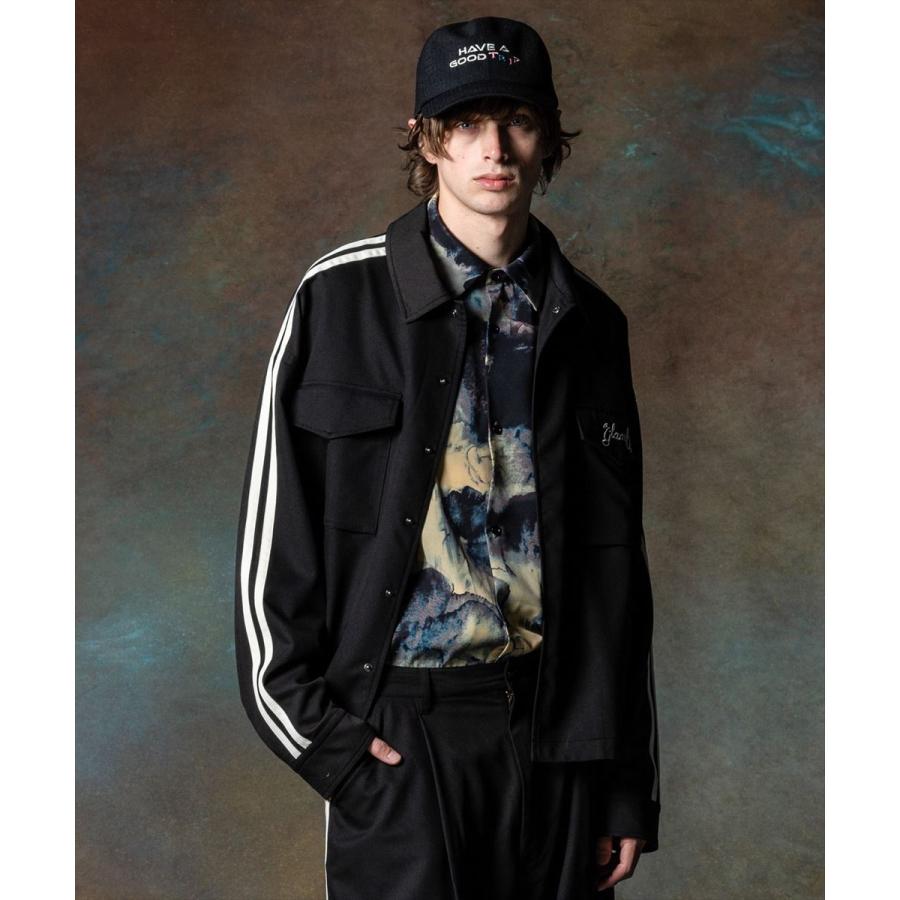 glamb（グラム） Line Jersey Shirt ラインジャージシャツ 