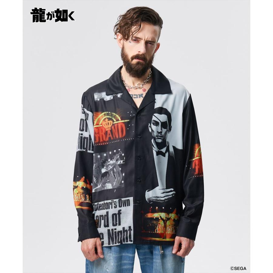 glamb（グラム） 龍が如く 真島吾朗 Cabaret Master Majima Shirt