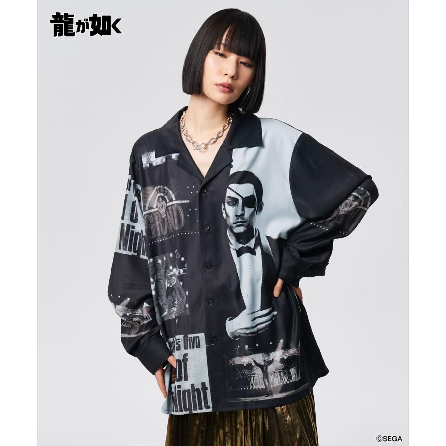 glamb（グラム） 龍が如く 真島吾朗 Cabaret Master Majima Shirt