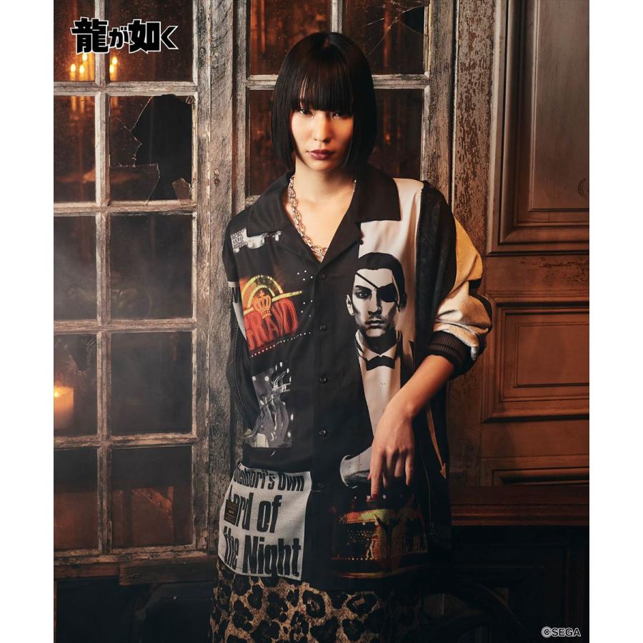 glamb（グラム） 龍が如く 真島吾朗 Cabaret Master Majima Shirt