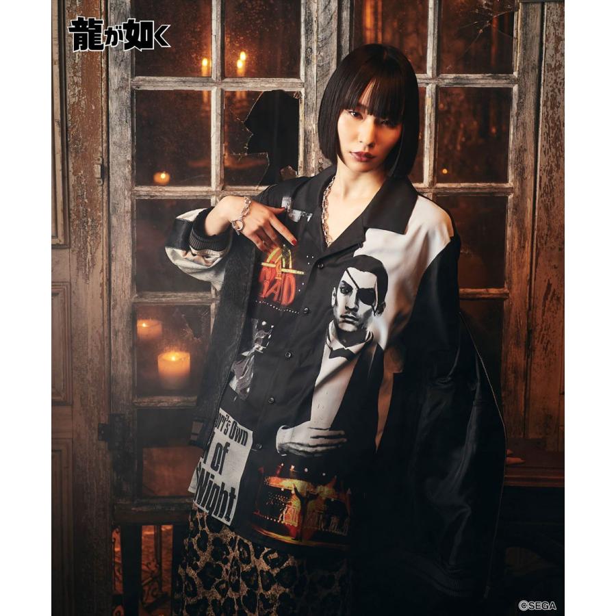 glamb（グラム） 龍が如く 真島吾朗 Cabaret Master Majima Shirt