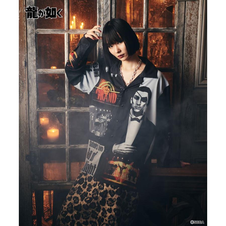 glamb（グラム） 龍が如く 真島吾朗 Cabaret Master Majima Shirt