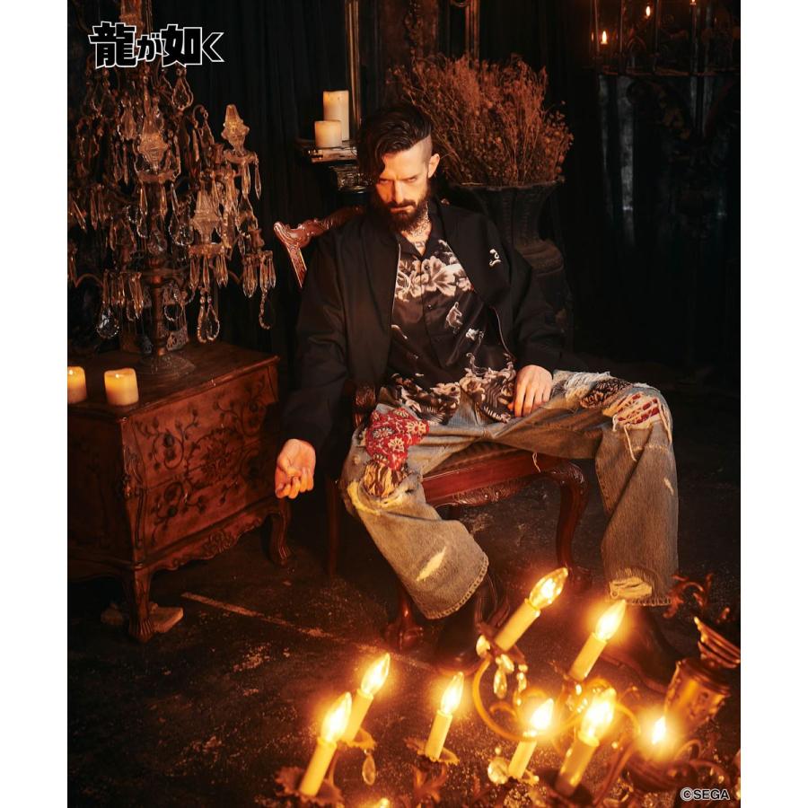 glamb（グラム） 龍が如く 真島吾朗 Mad Dog Aloha Shirt / マッド