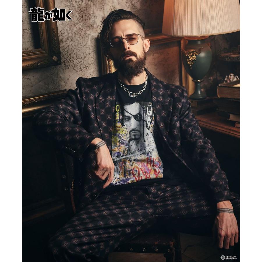 glamb（グラム） 龍が如く 真島吾朗 Goro Majima T-Shirt