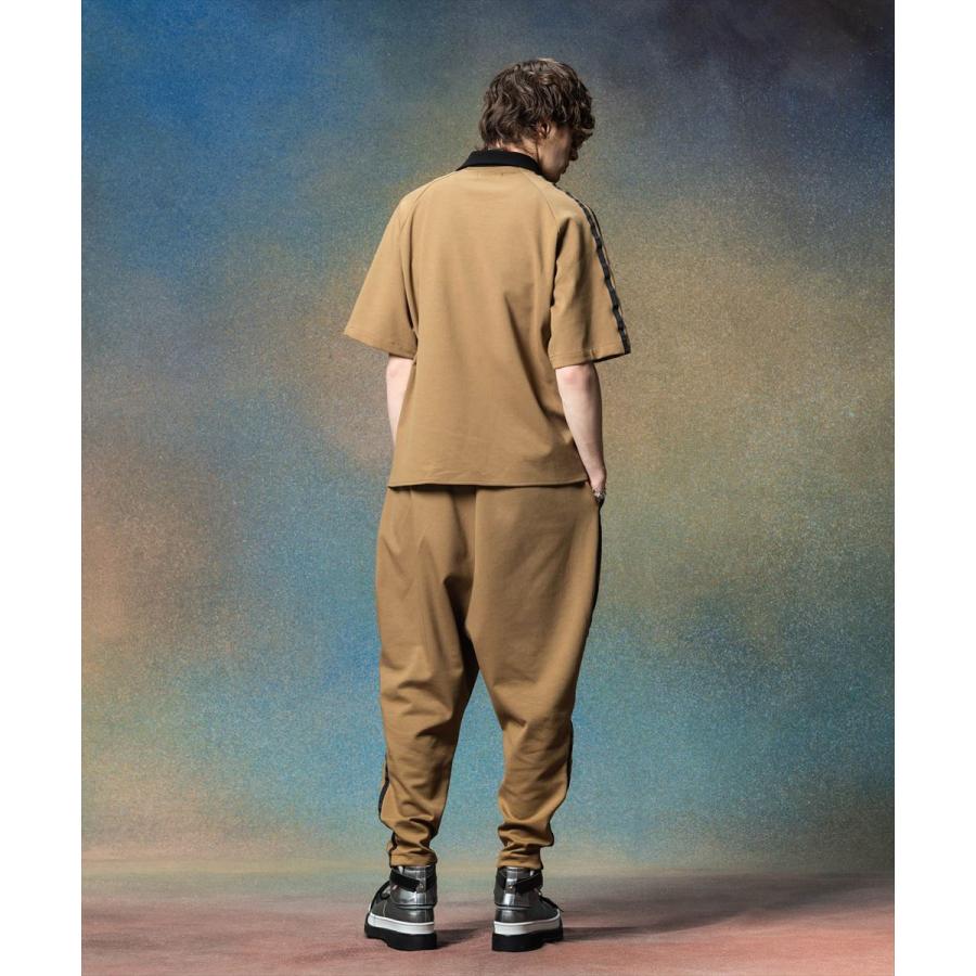 glamb グラム Line Tape Track Shirt / ラインテープトラック