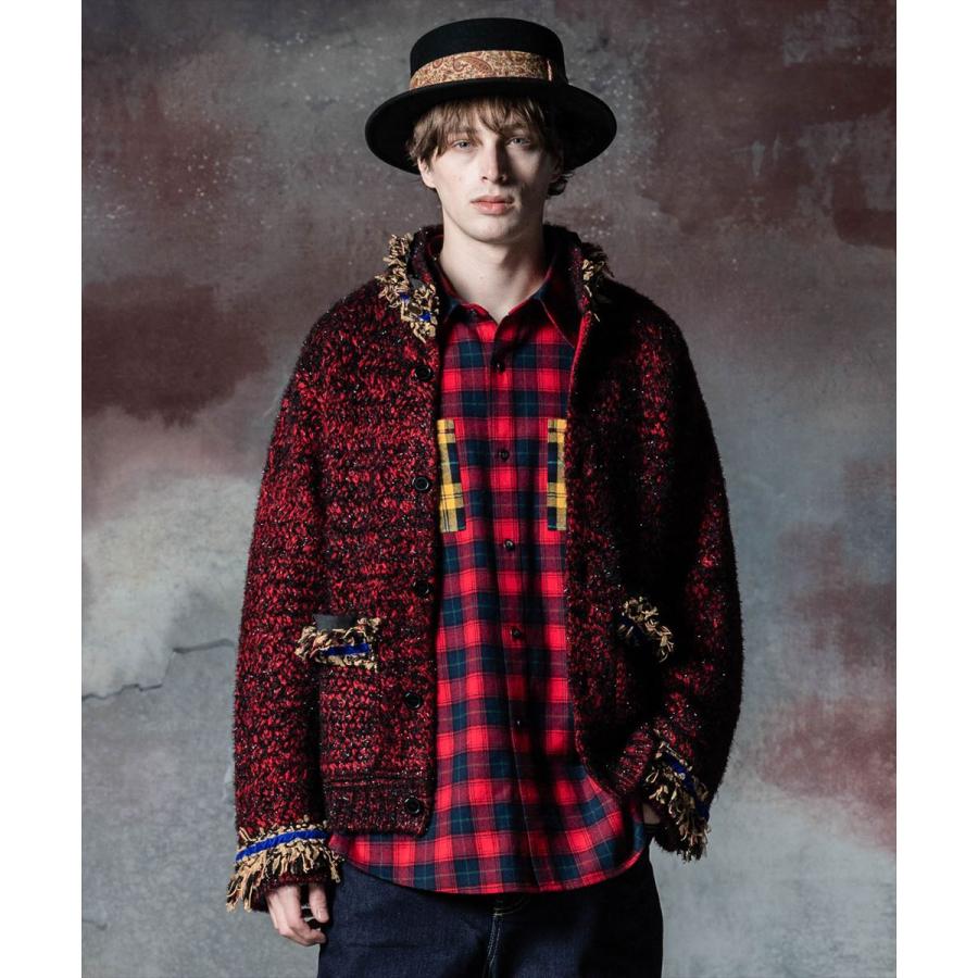 glamb（グラム） Shaggy Knit Jacket シャギーニットジャケット