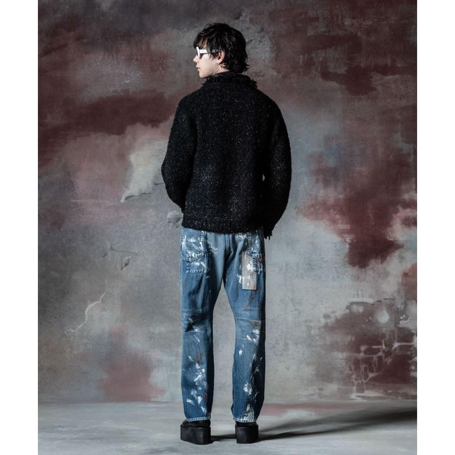 glamb（グラム） Shaggy Knit Jacket シャギーニットジャケット