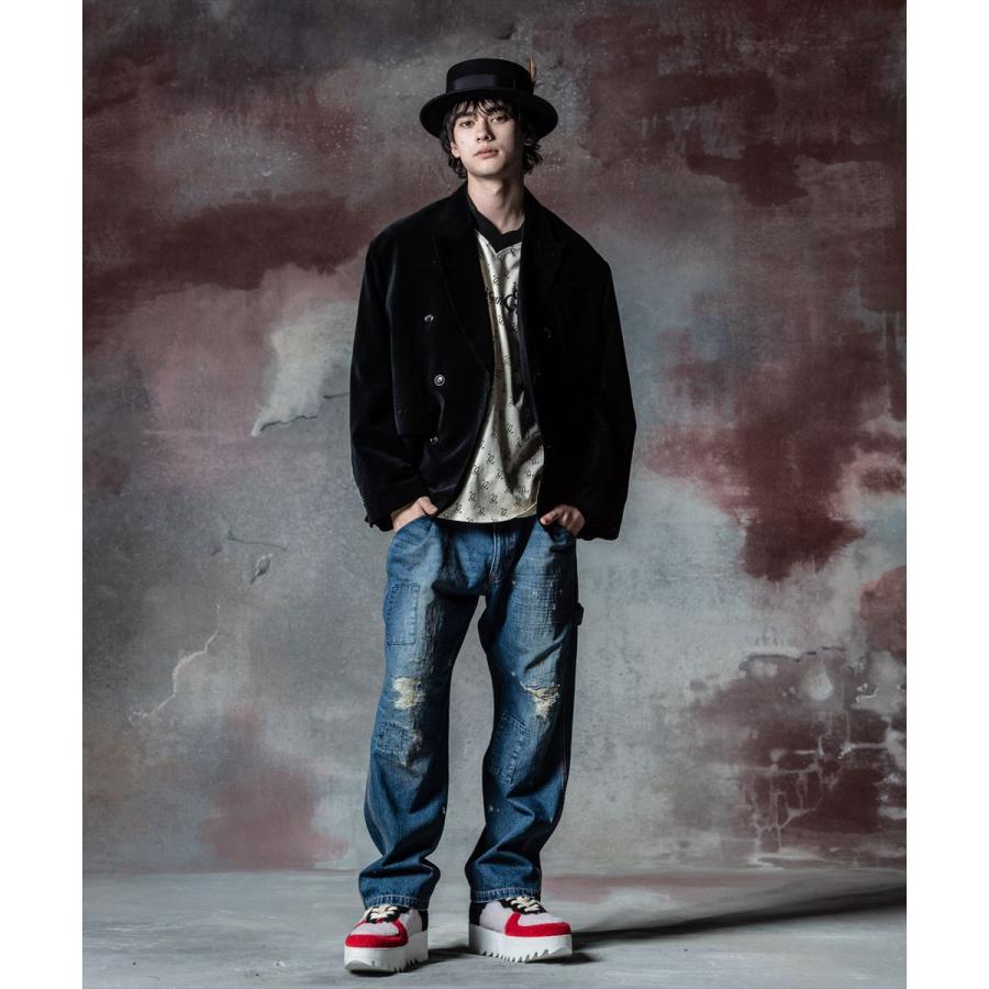 glamb グラム Oversize Velveteen Tailored Jacket オーバーサイズ 