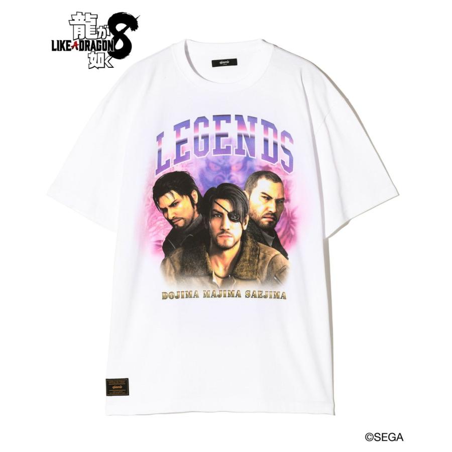 glamb（グラム） 龍が如く8 3 Legends T-shirts / スリーレジェンズ T