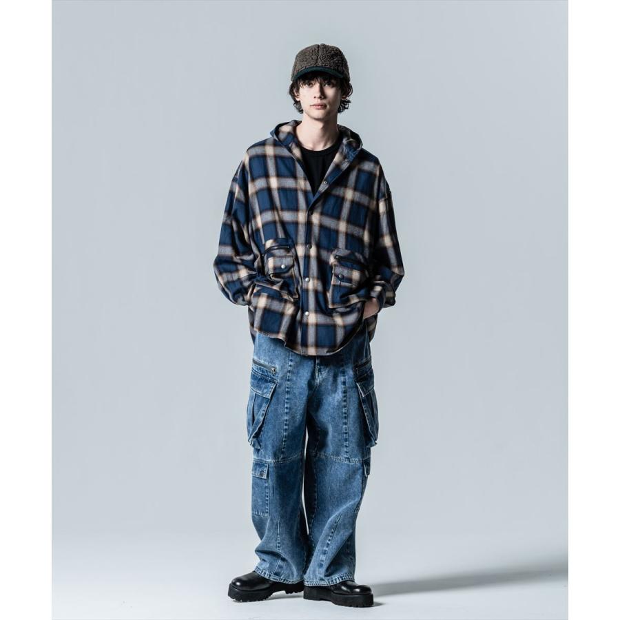 glamb（グラム） Chemical Cargo Denim ケミカルカーゴデニム