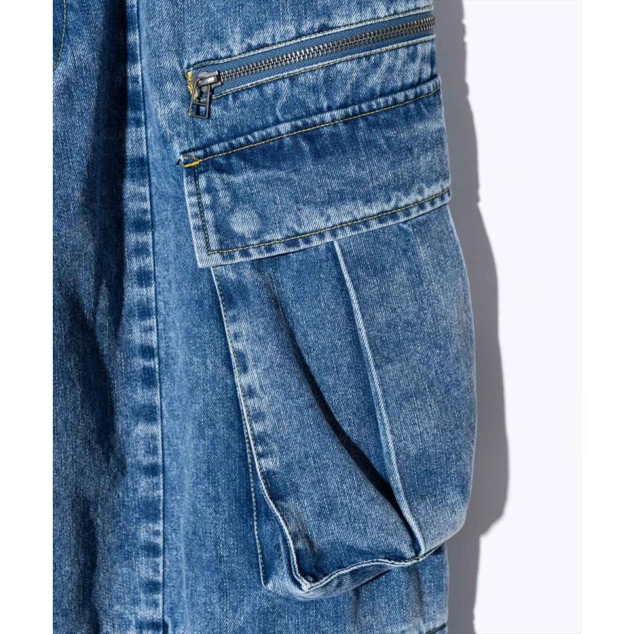 glamb（グラム） Chemical Cargo Denim ケミカルカーゴデニム