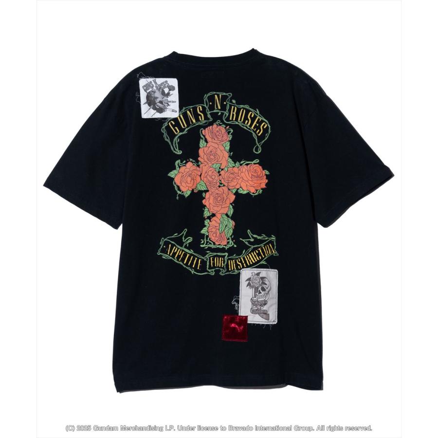 Guns N' Roses クロスデザイン Tシャツ グラム GUNS N' ROSES Cross T-Shirt / ガンズアンドローゼスクロスT