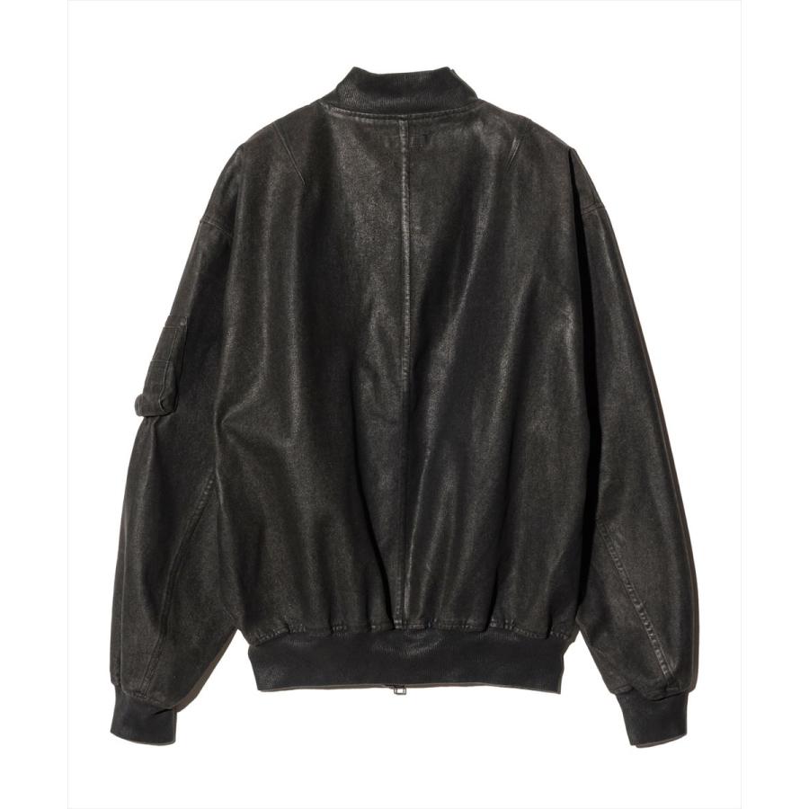グラム Paraffin Coated Denim MA-1 / パラフィンコートデニムMA-1 