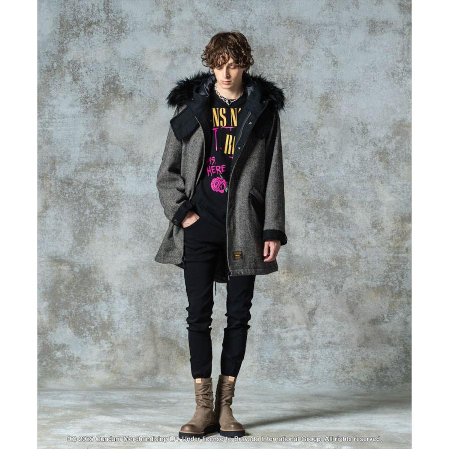 グラム High Neck Mods Coat / ハイネックモッズコート glamb