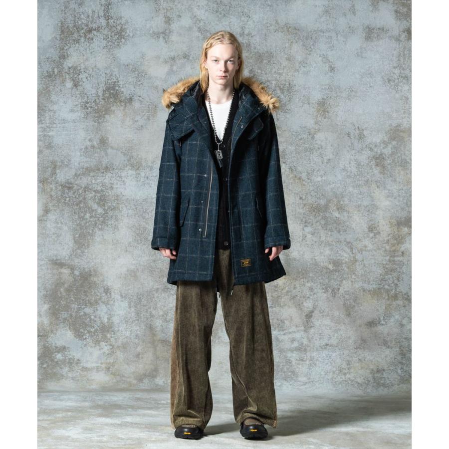 グラム High Neck Mods Coat / ハイネックモッズコート glamb