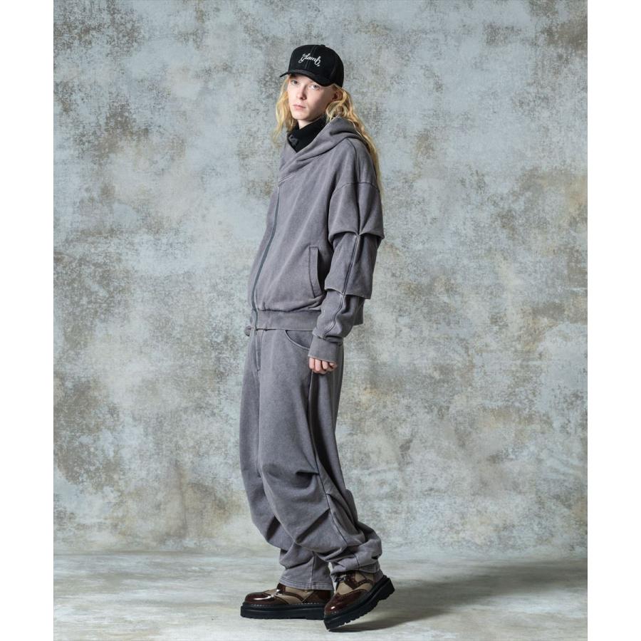 グラム Distorted Tuck Pants / ディストーテッドタックパンツ glamb