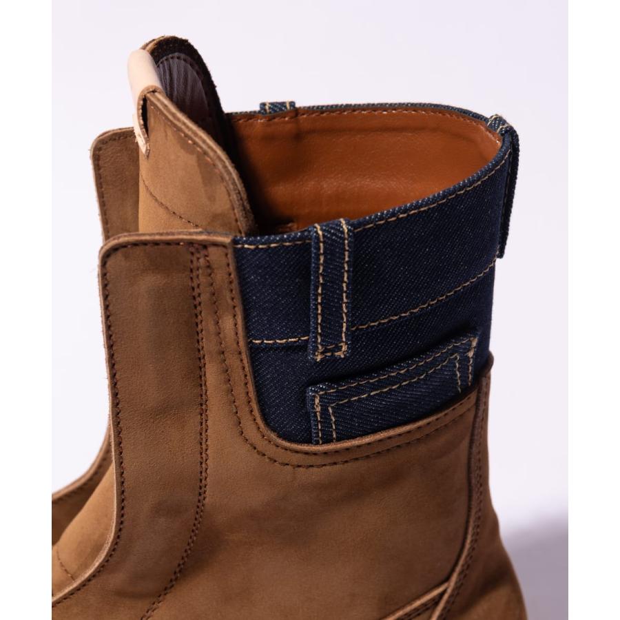 Denim Combination Outdoor Boots / デニムコンビネーションアウトドアブーツ　glamb グラムの画像