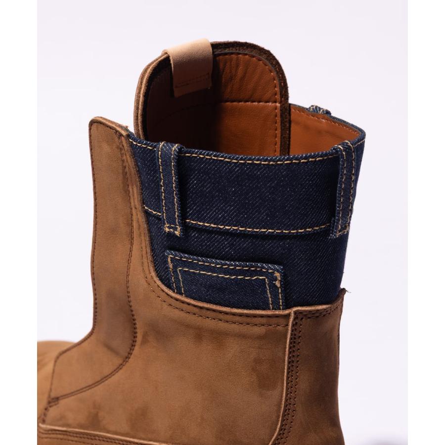 Denim Combination Outdoor Boots / デニムコンビネーションアウトドアブーツ　glamb グラムの画像