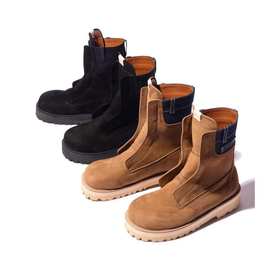 Denim Combination Outdoor Boots / デニムコンビネーションアウトドアブーツ　glamb グラムの画像