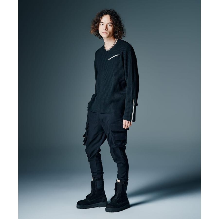 Denim Combination Outdoor Boots / デニムコンビネーションアウトドアブーツ　glamb グラムの画像