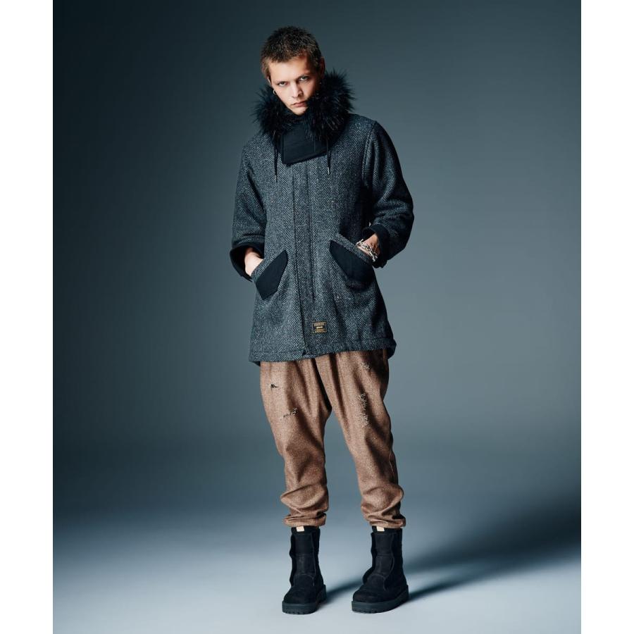 Denim Combination Outdoor Boots / デニムコンビネーションアウトドアブーツ　glamb グラムの画像